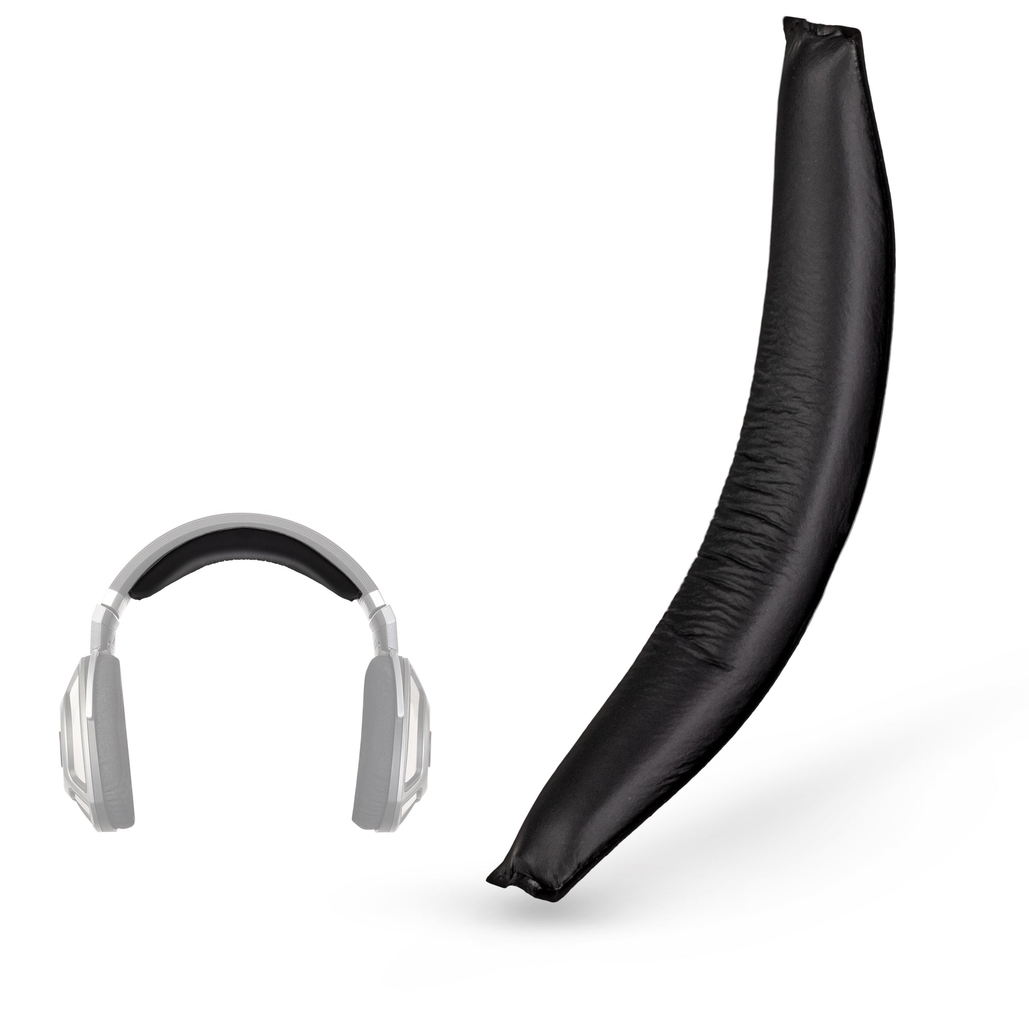 طوق رأس بديل من الجلد الناعم لسماعات سينهايزر HD700 - وسادة علوية للسماعة - سهل التركيب، لاستعادة الراحة والملاءمة