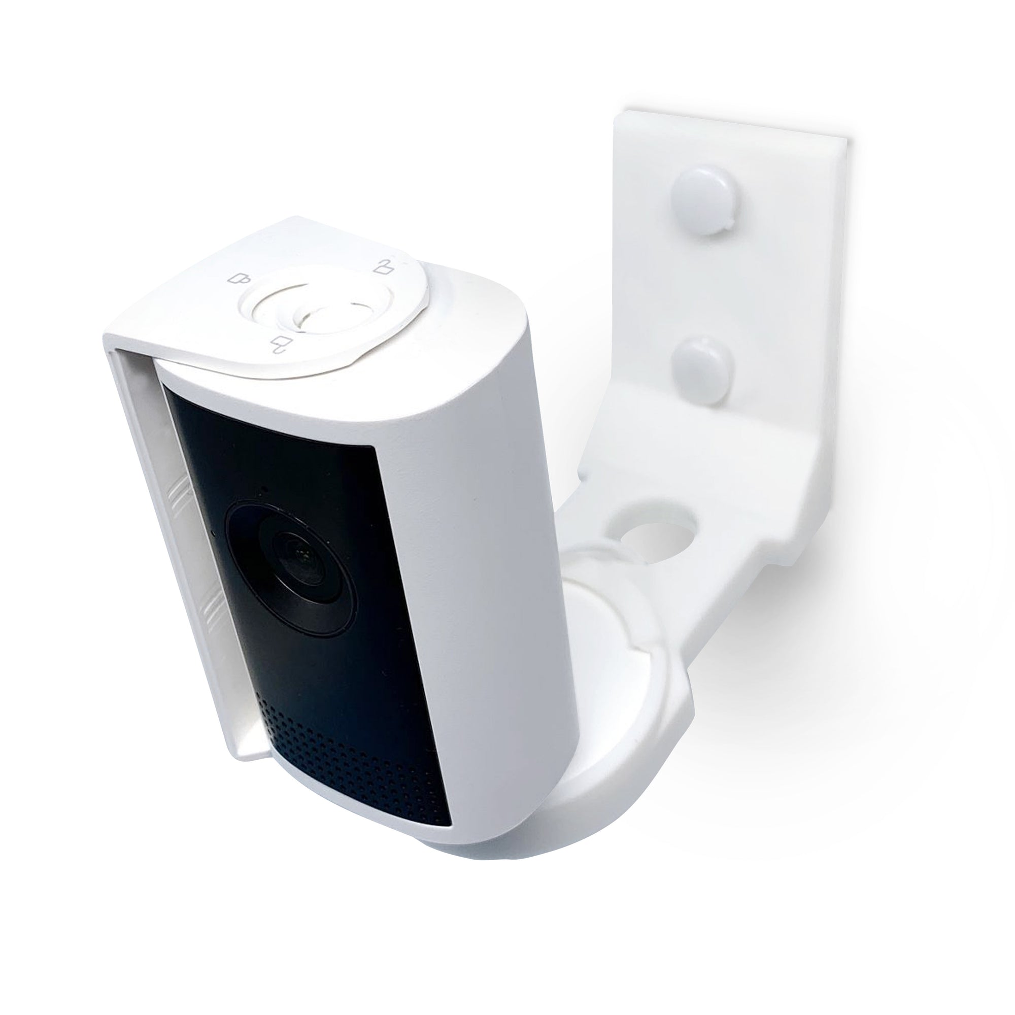 حامل جداري لكاميرا Ring Indoor Plus - حامل سهل التركيب مصمم خصيصًا مع شريط 3M VHB ومسامير لتثبيت آمن - زاوية رؤية أفضل وثبات أعلى