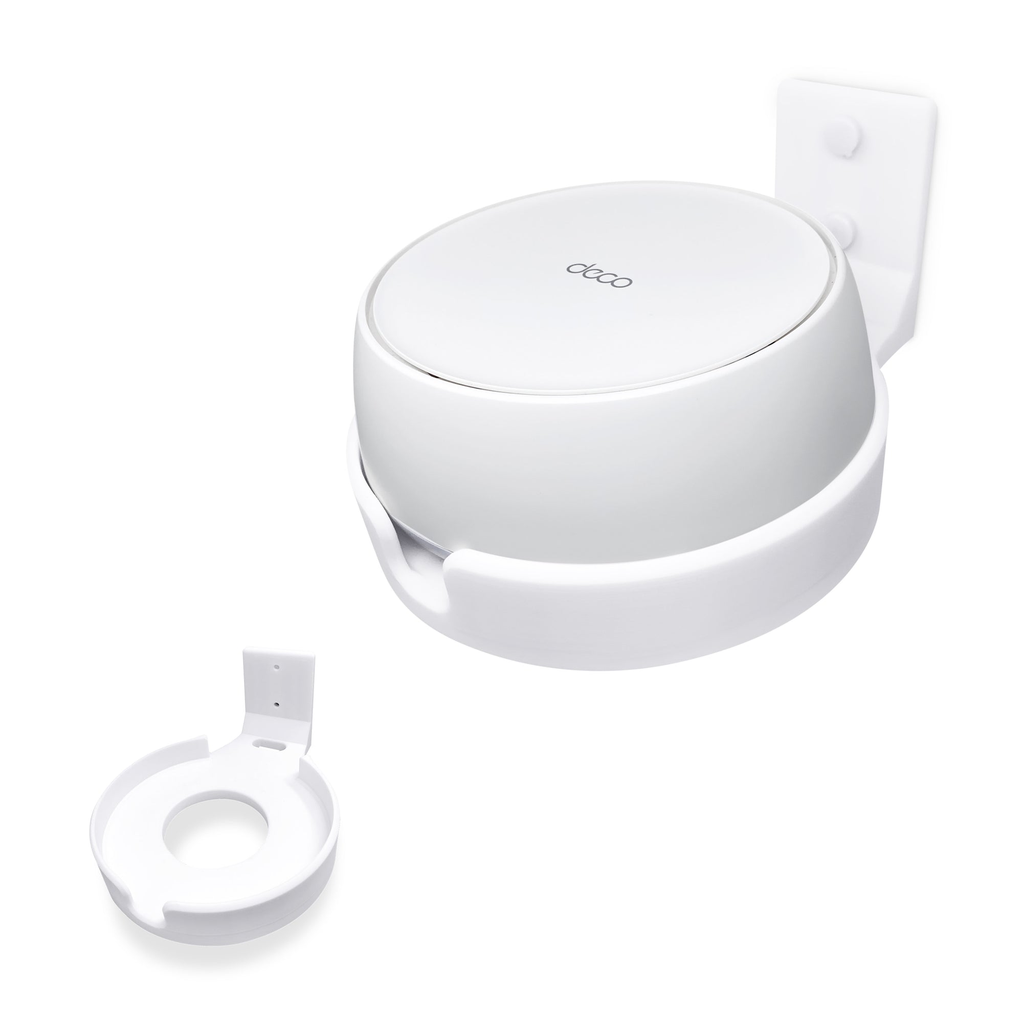 حامل حائط بدون براغي لجهاز التوجيه TP-Link Deco BE25، حامل سهل التركيب، لاصق وبرغي