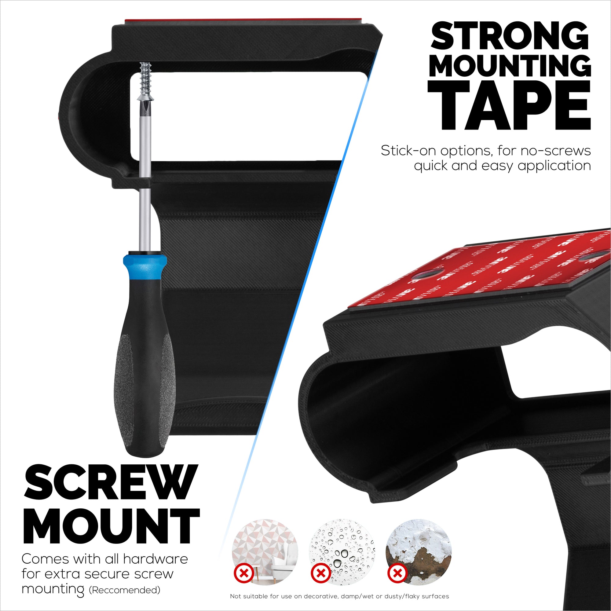 Under Desk Mount & Game Controller Hanger for SteelSeries Arctis Nova Pro Wireless, Nova Pro Omni & Nova Elite Base Station
