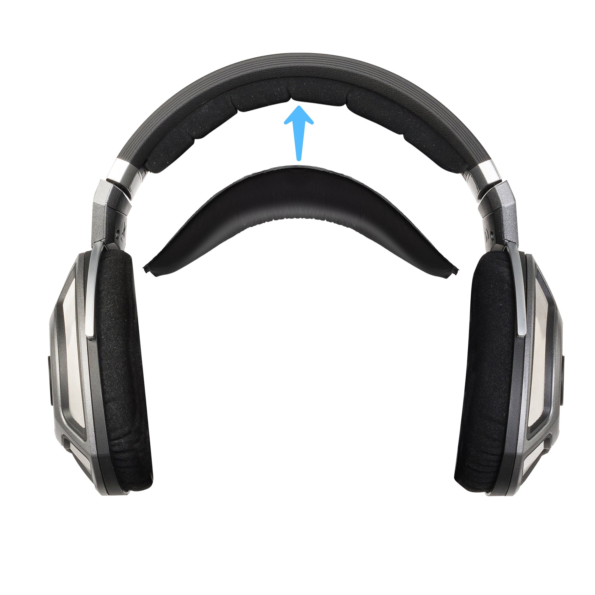 طوق رأس بديل من الجلد الناعم لسماعات سينهايزر HD700 - وسادة علوية للسماعة - سهل التركيب، لاستعادة الراحة والملاءمة
