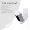 Screwless Wall Mount for Ring Indoor Cam (GEN 2), Easy to Install, No Mess, Strong Adhesive Holder with Screw In Option