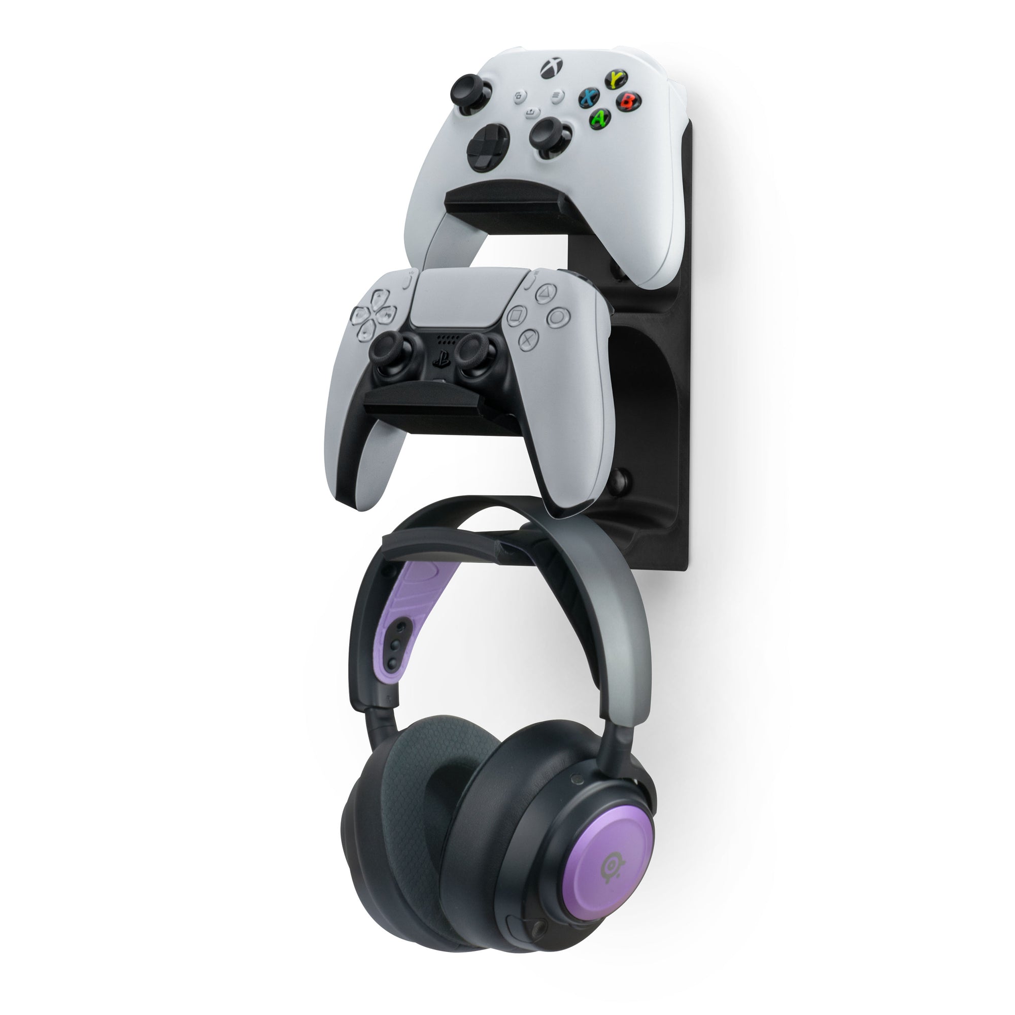 The Behemoth - Dual Game Controller & Hovedtelefonstativ Vægmonteringsholder - Designet til alle gamepads og headsets