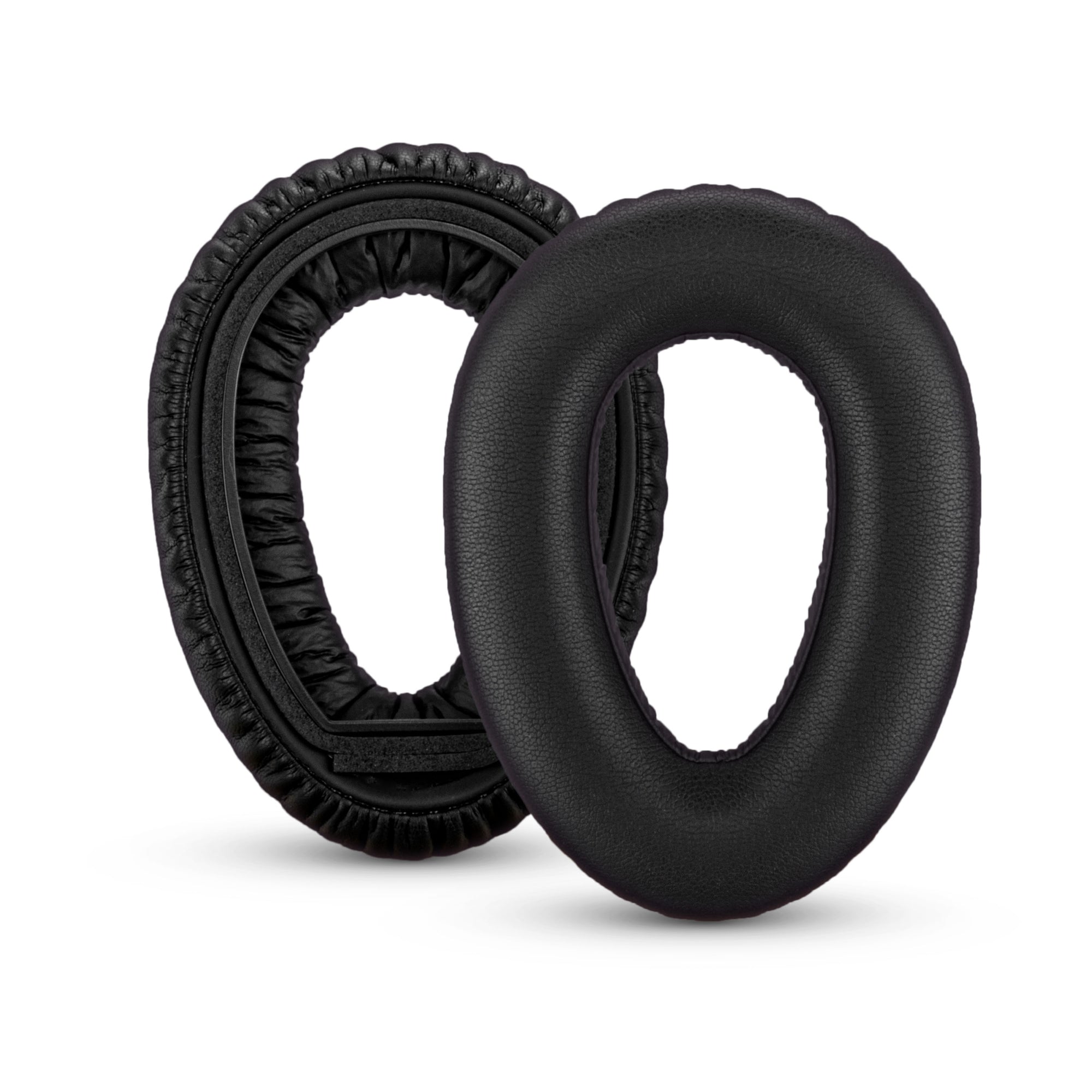 وسائد أذن بديلة لسماعات Sennheiser PXC480، PXC550، PXC 550-II، MB660 UC، MB 660 MC، وسائد جلدية ناعمة من البولي يوريثان، تركيب سهل وسريع