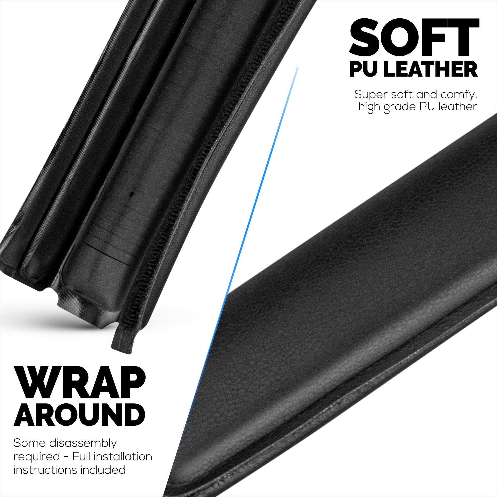 عصابة رأس بديلة لسماعات Bose QuietComfort QC25، QC35، QC35II وQC35II - جلد PU ناعم وإسفنج