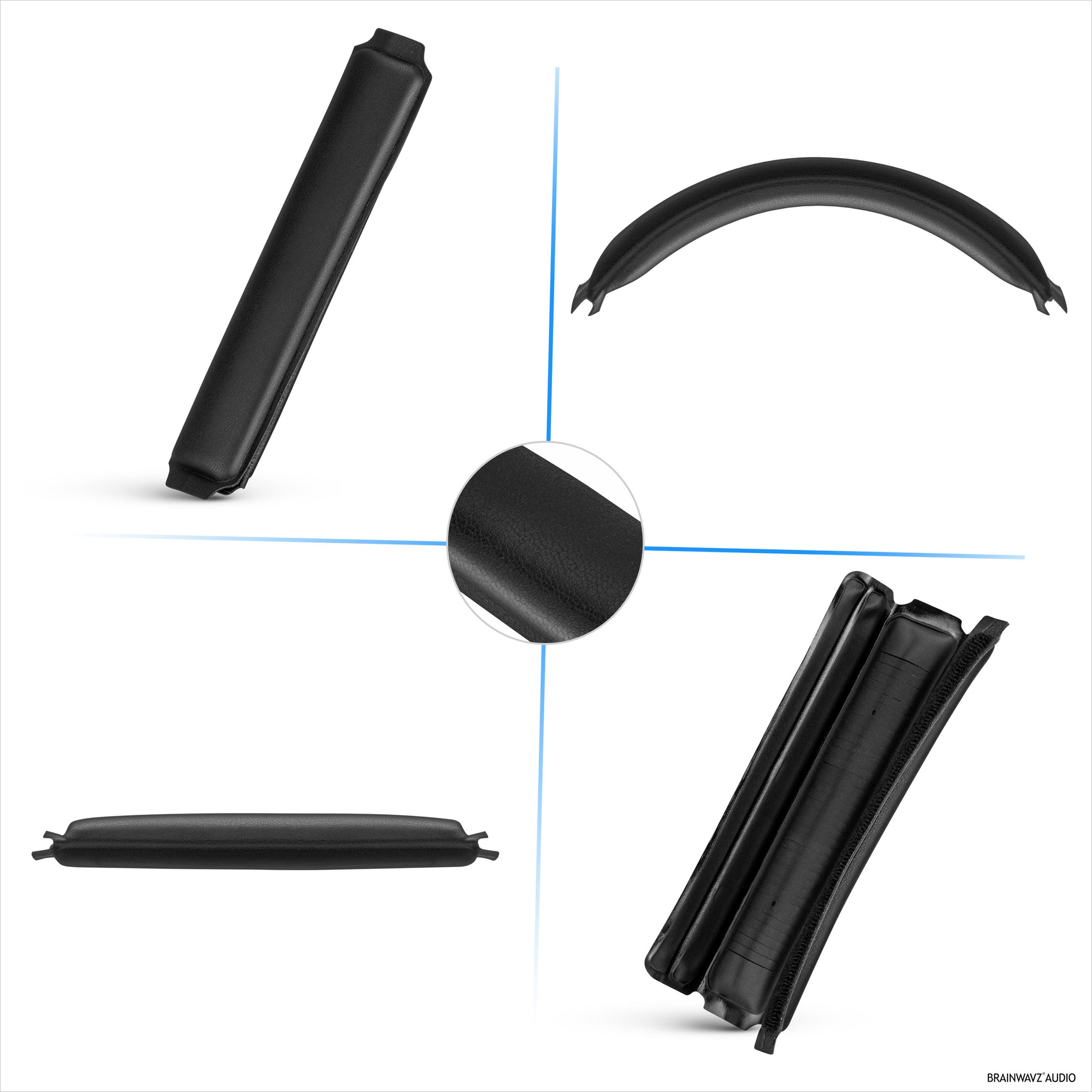 عصابة رأس بديلة لسماعات Bose QuietComfort QC25، QC35، QC35II وQC35II - جلد PU ناعم وإسفنج