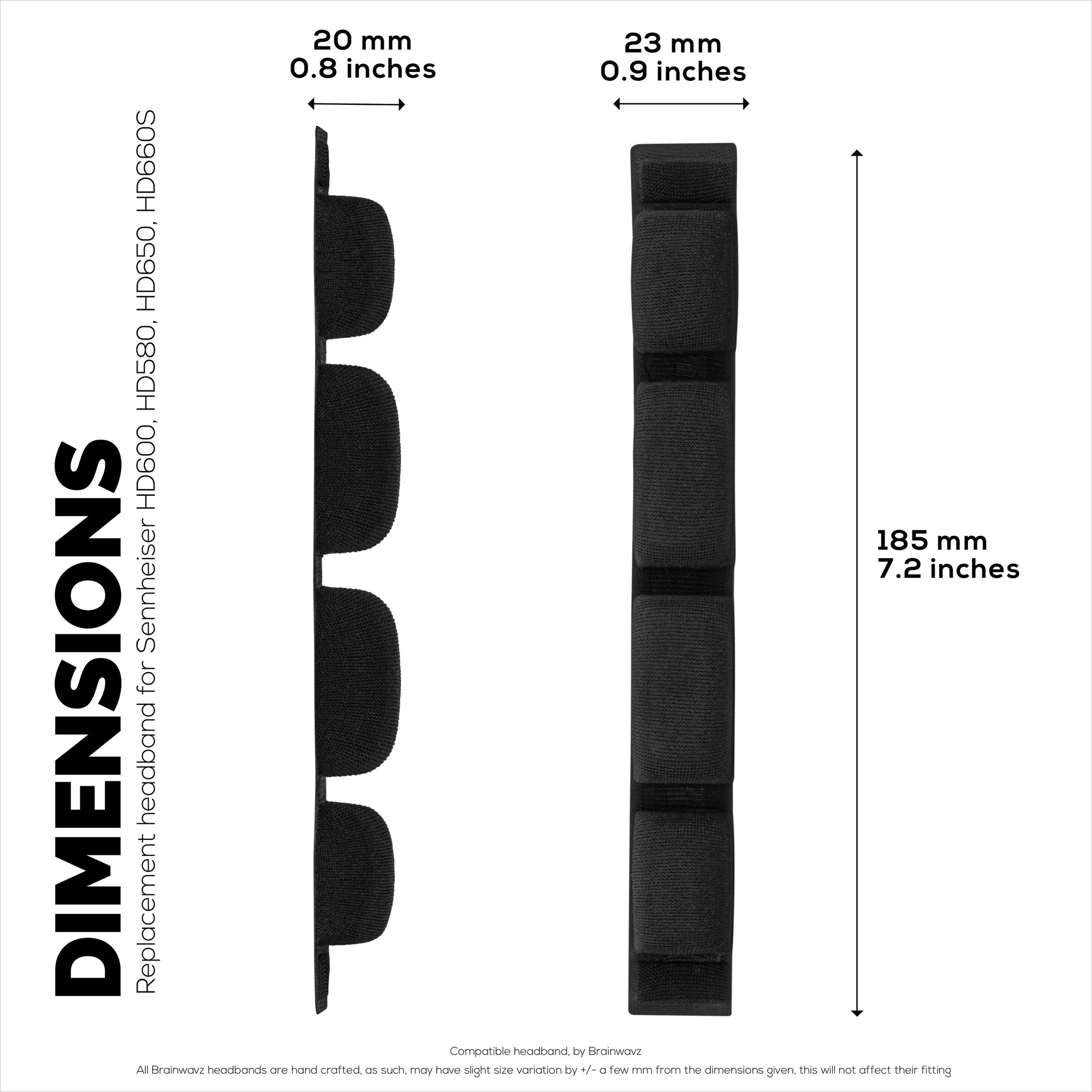 Náhradný hlavový most pre slúchadlá SENNHEISER HD580, HD600, HD650 a HD660S - mäkká tkanina a penová podložka