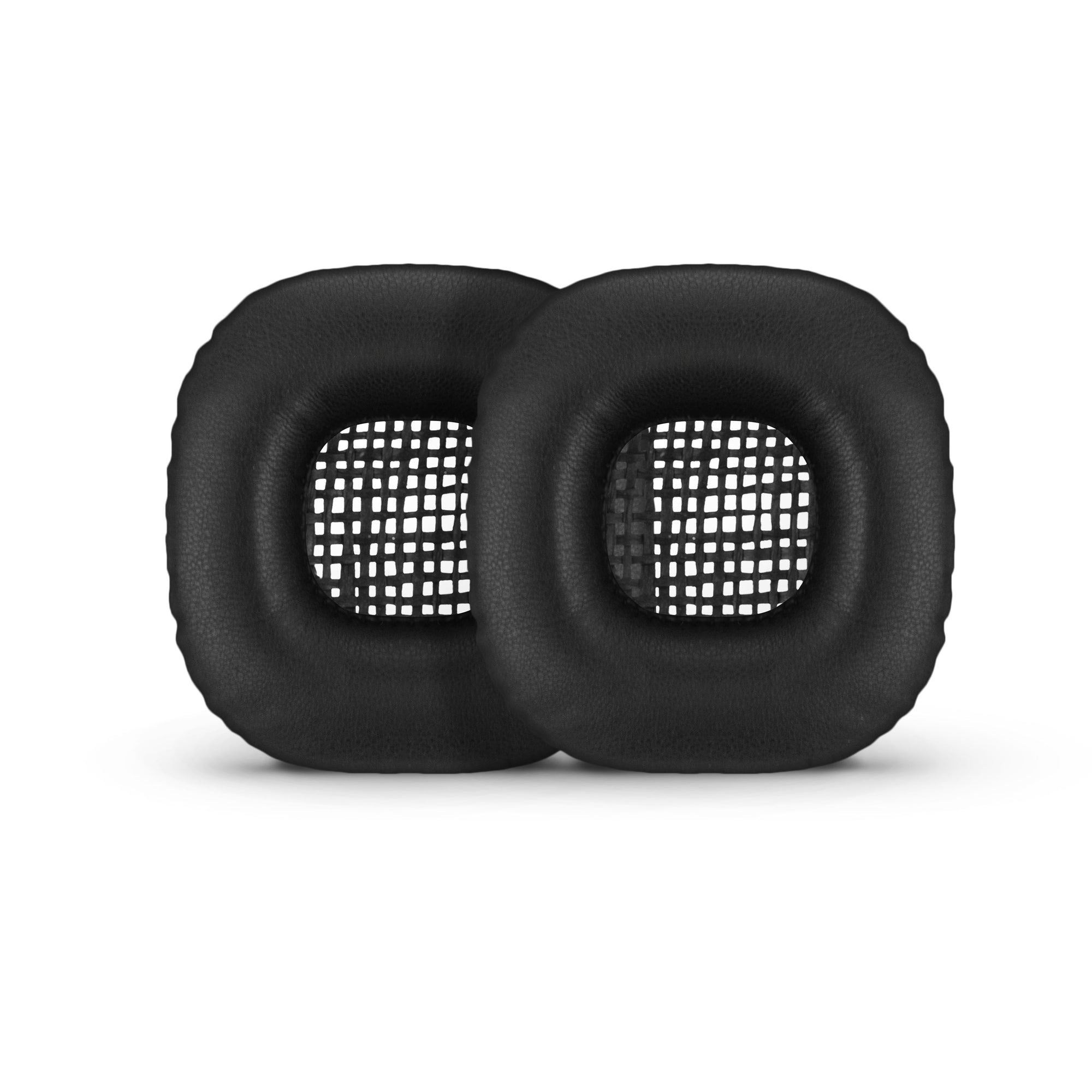 وسائد أذن بديلة لسماعات الرأس Marshall Major 2، مصنوعة من جلد البولي يوريثان، ورغوة الذاكرة لمزيد من الراحة، وسائد أذن مطورة ومتينة وطويلة الأمد