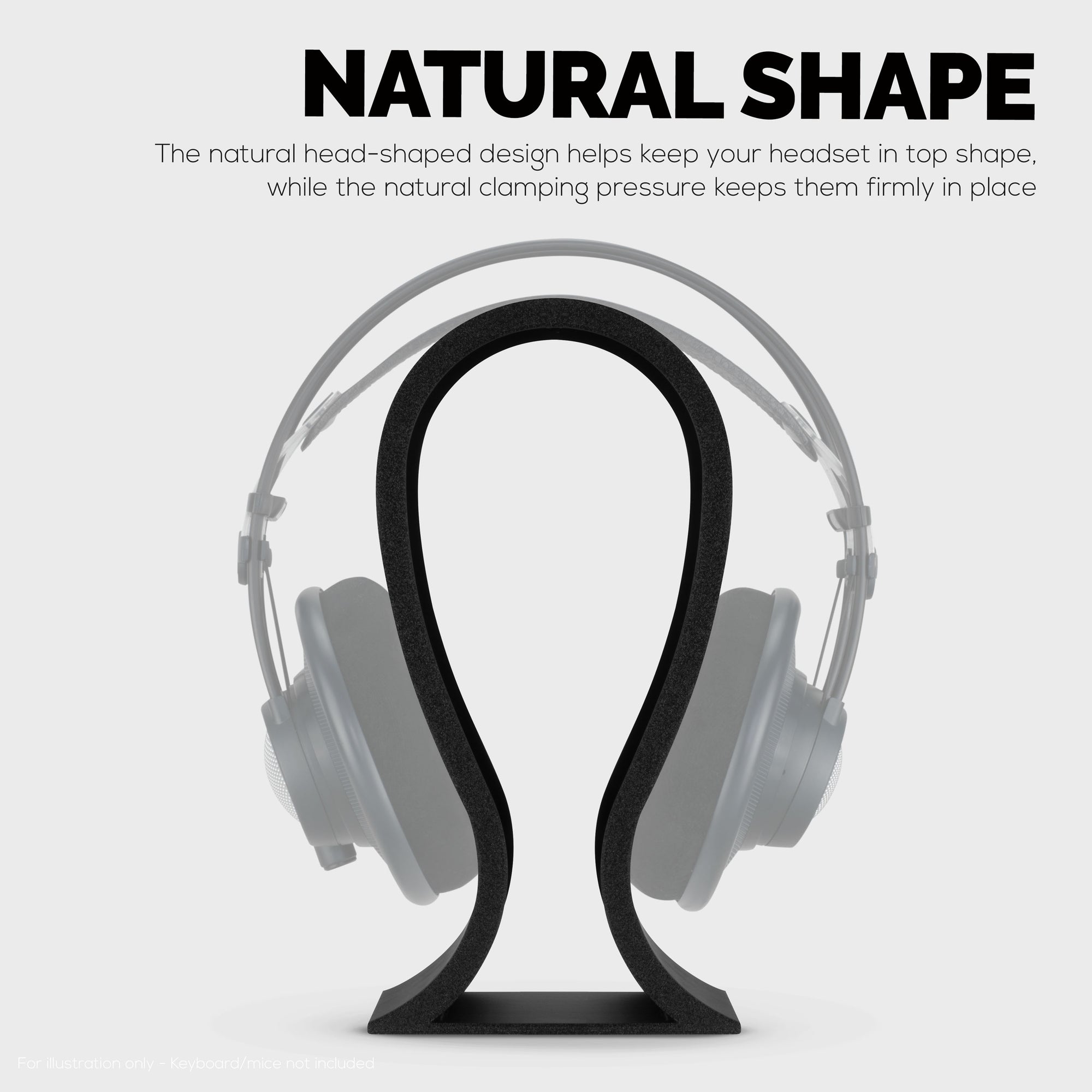 De BMEGA hoofdtelefoonstandaard - geschikt voor alle headsets