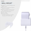 Adhesive Wall Mount For Netgear Orbi RBK13 Router, Strong VHB Adhesive, Easy to Install, Reduce Interference &amp; Increase Range, Stick On &amp; Screw-in Mounting