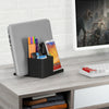 Laptop Stand for Desk with Pen Holder &amp; Phone Stand - All In One Organizer, Reduce Desktop Clutter