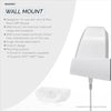 Screwless Wall Mount For EERO 6 Plus Mesh Wifi Router (ONLY WORKS WITH 6 PLUS), Strong VHB Adhesive, Easy to Install, Reduce Interference &amp; Increase Range, Stick On &amp; Screw-in Mounting