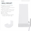 Wall Mount For Linksys MX4200 Mesh WiFi 6 (AX4200) Router, Easy to  Install Holder Bracket, Reduce Interference &amp; Clutter