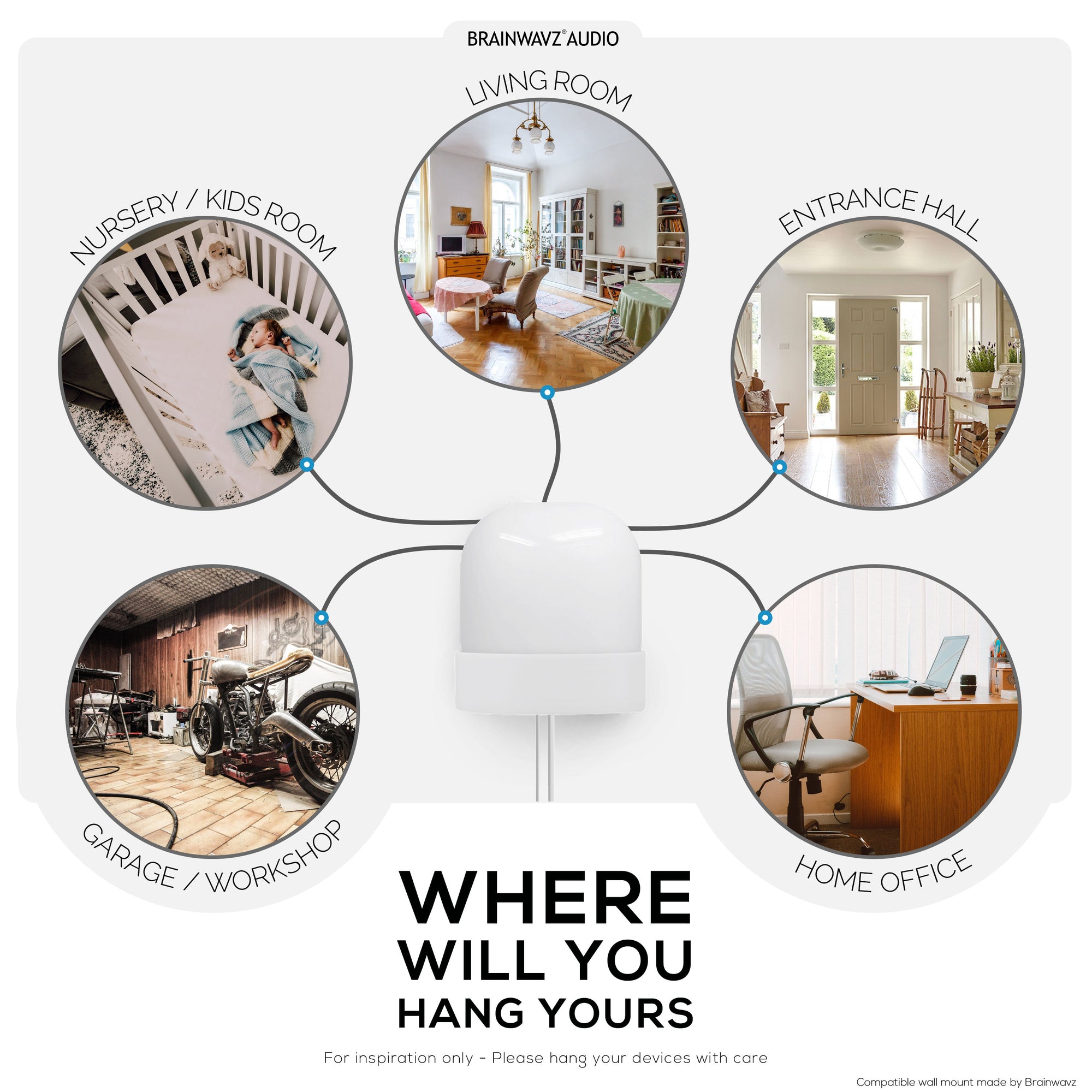 Wall Mount For Google Nest WiFi Pro 6E Mesh Router, Easy to Install Holder Bracket, Reduce Interference & Clutter