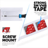 Drill Free Small Wall Mount Shelf For Security Cameras, Baby Monitors, Speakers, Routers, Plants &amp; More, Strong Adhesive