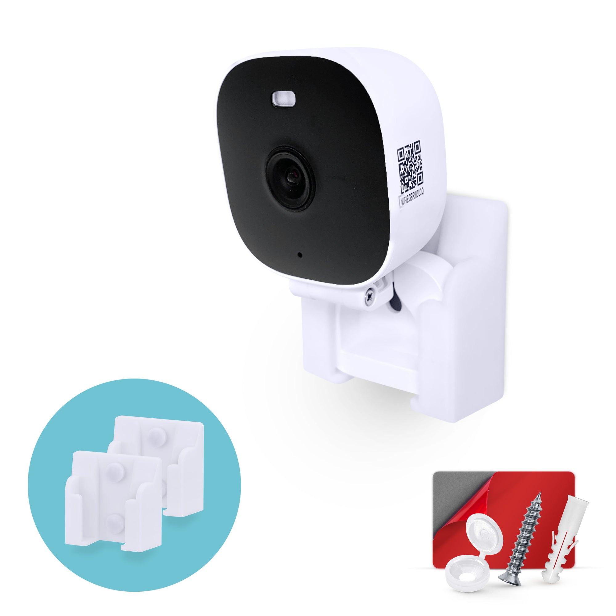 عبوتان من حامل لاصق على الحائط لكاميرا Vimtag Mini G2-3، حامل سهل التركيب، بدون فوضى، يقلل البقع العمياء وتحسين الرؤية، قم بالتثبيت والمسمار في التثبيت