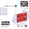 Screwless Wall Mount For Wyze WiFi 6 AX3000 Mesh Router, Strong VHB Adhesive, Easy to Install, Reduce Interference &amp; Increase Range, Stick On &amp; Screw-in Mounting