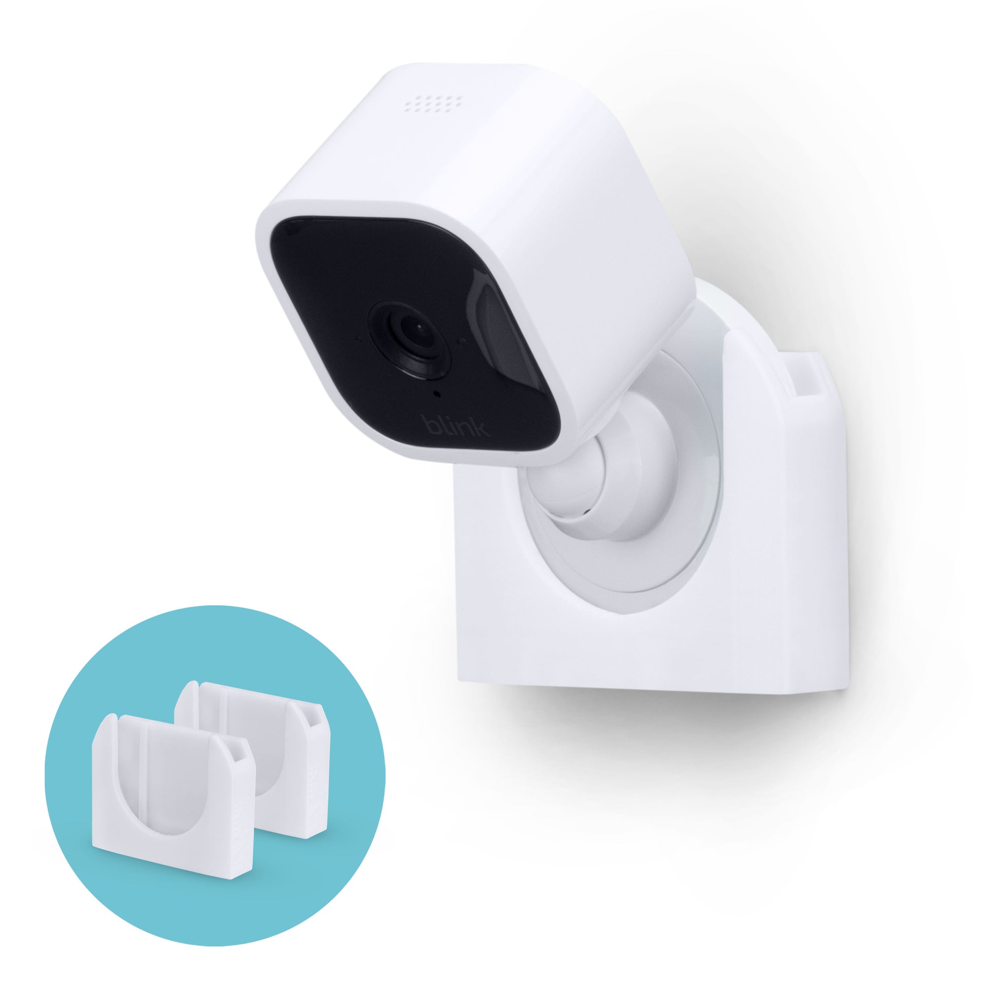 Blink Mini-kamera selvklæbende vægmonteringsholder - Nem at installere - 2 pakke (02)