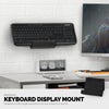 Gaming Keyboard Stand for Wall Mounting - Adhesive or Screw Mount Installation - Stylish and Space Saving Solution for Gamers, Home &amp; Office (KBW01)