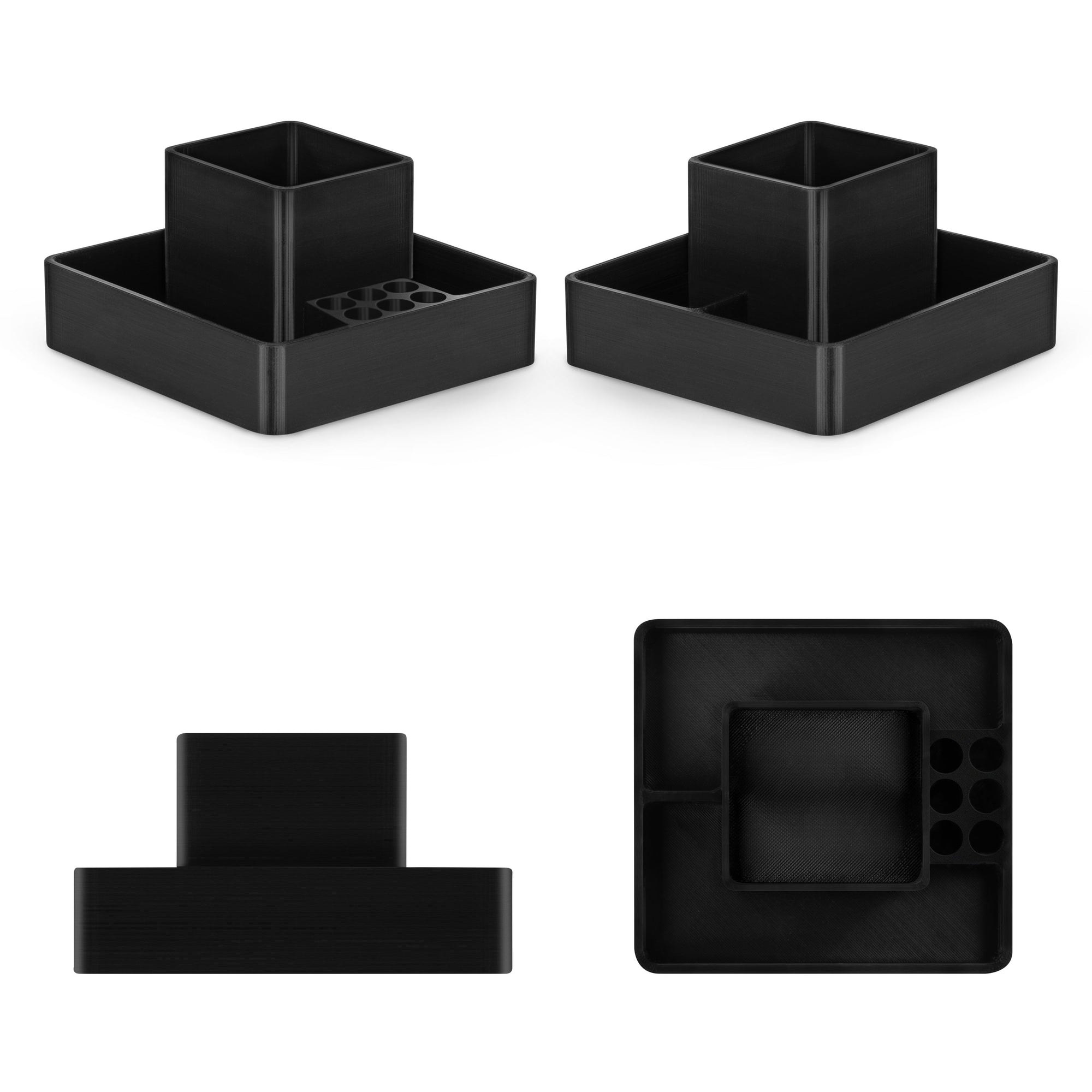 حامل الأقلام ومنظم القرطاسية المكتبية ، جهاز التحكم عن بعد في التلفزيون واللوازم المكتبية ، للأقلام وأقلام الرصاص والمقص والكباسات ومستلزمات مكتبية منزلية صغيرة أخرى وملحقاتها (D06)