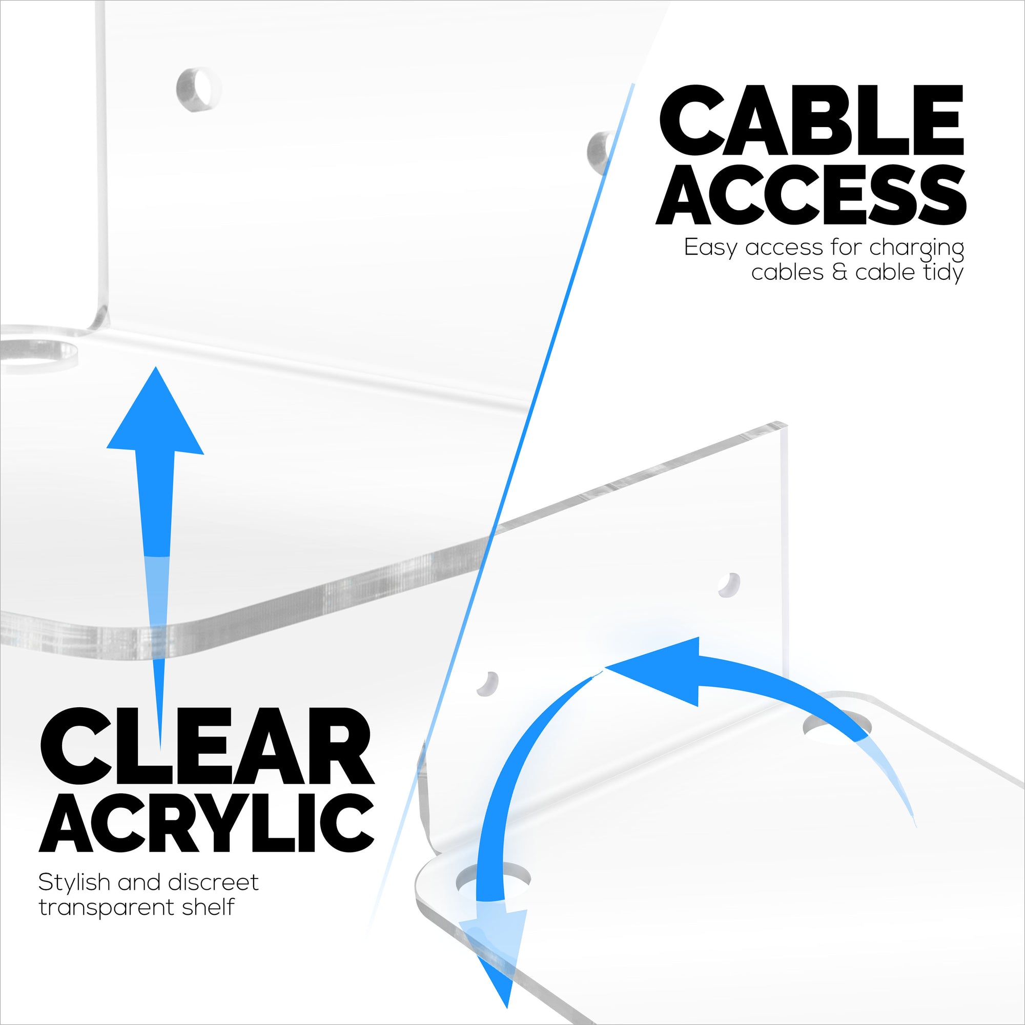 رف عائم صغير مقاس 4.5 بوصة ، لاصق ومسمار ، لمكبرات الصوت ، وأجهزة التوجيه ، والديكور ، والنباتات ، والكاميرات ، والصور ، والمطبخ ، والمرحاض ، وعلبة الكابلات والمزيد