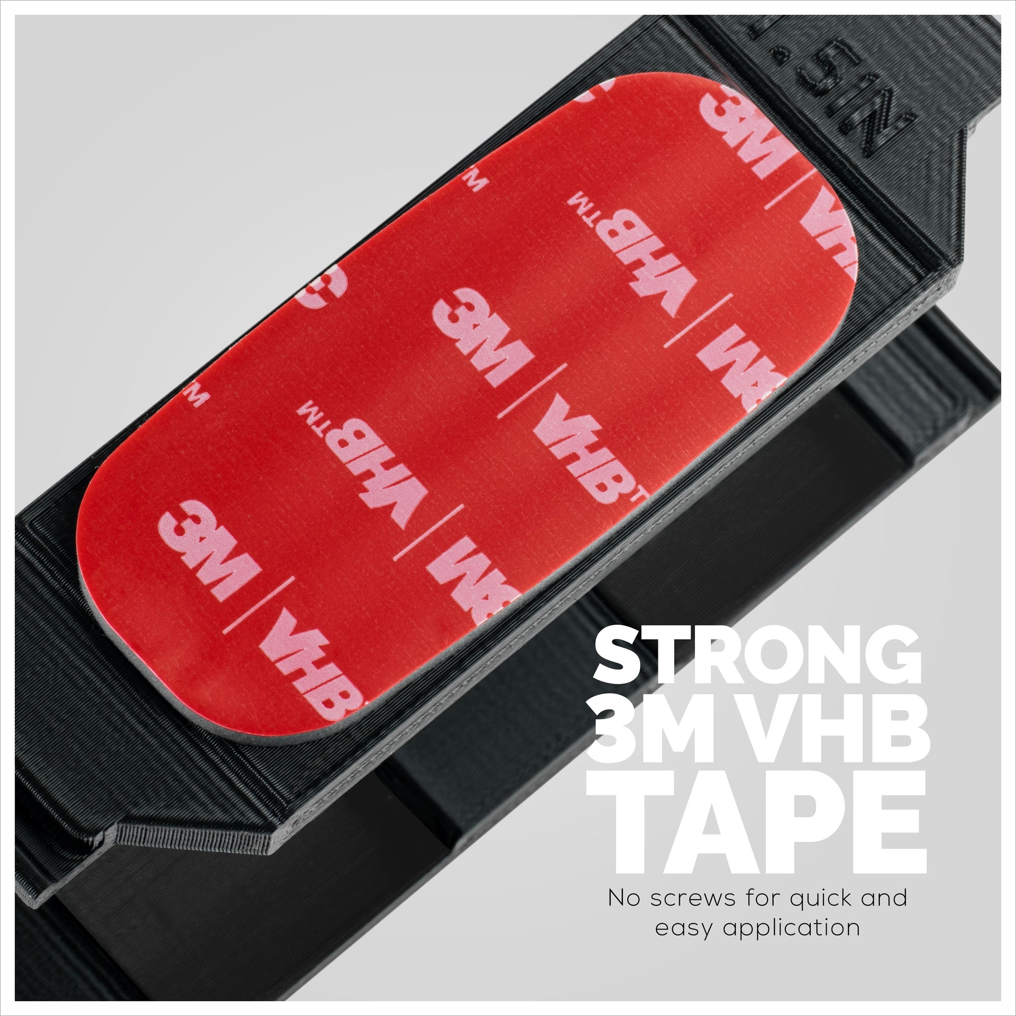 Modulært under skrivebordsbeslag til tastaturer, routere, kabelbokse og mere