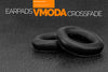 Replacement pu leather earpads for use on v-moda Crossfade 2 Wireless, Crossfade Wireless, Crossfade M-100, Crossfade LP2, Crossfade LP headphone models