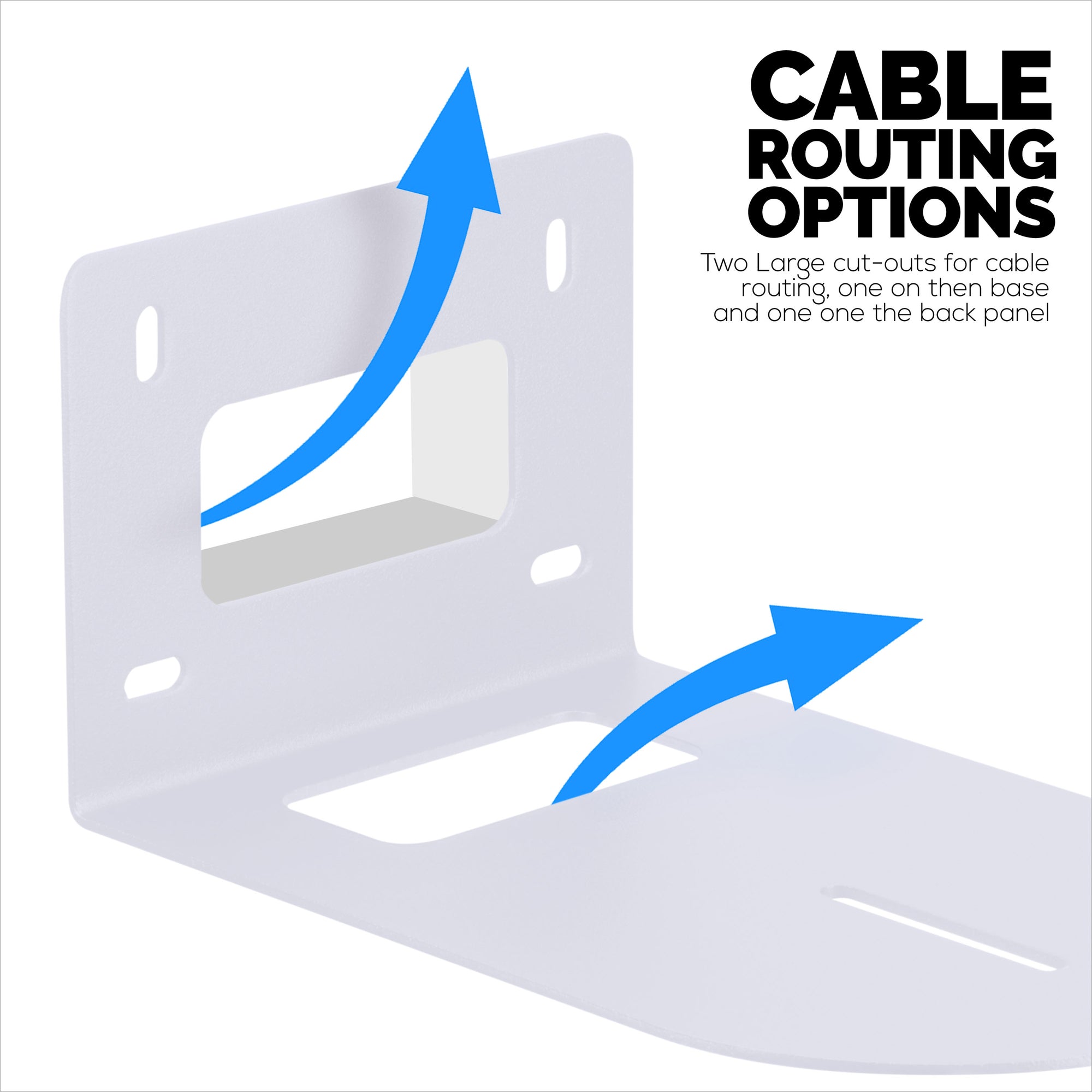 حامل تثبيت على الحائط معدني للكاميرا PTZ ، عالمي ، مناسب لـ HuddleCam ، PTZOptics ، AVIPAS ، Lumens Camera