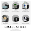 3.5” Small Floating Shelf Speaker &amp; Camera Stand, Self Adhesive, No Screws Wall Mount For Cameras Baby Monitors Webcams