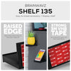 4&quot; Adhesive Universal Small Floating Shelf (135) for Security Cameras, Small Plants, Storage &amp; More