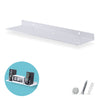 2-Pack 19.5&quot; Floating Universal Metal Wall Shelf for Books, Organizer, Speakers, Plants, Cameras, Books, Decor Display, Storage, Routers &amp; More