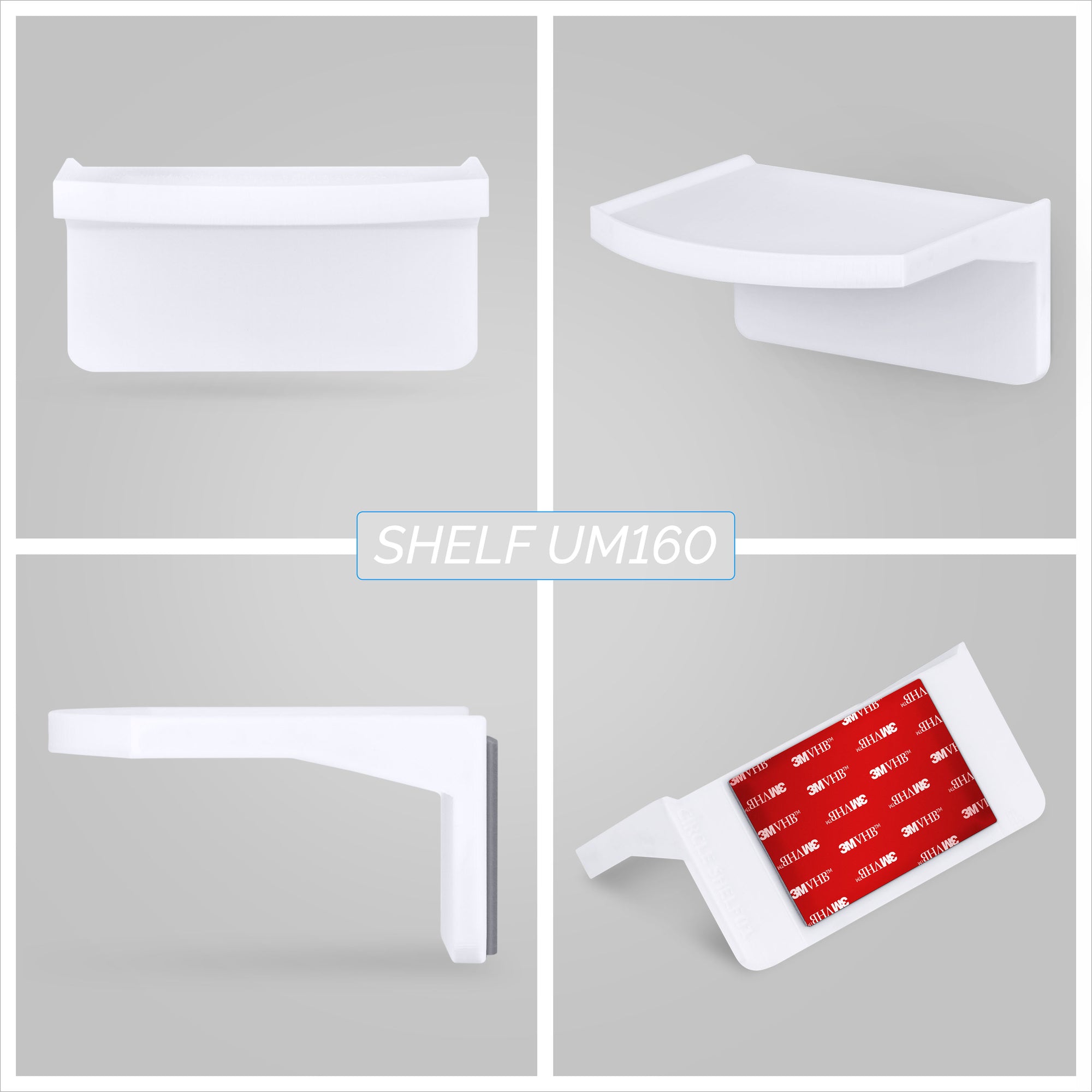 رف تثبيت على الحائط مقاس 4.5 بوصات ، مناسب أيضًا للكاميرات ومكبرات الصوت والديكور والألعاب وغرفة النوم وأجهزة توجيه WiFi والمطبخ وصندوق الكابلات والمزيد ، سهل التركيب