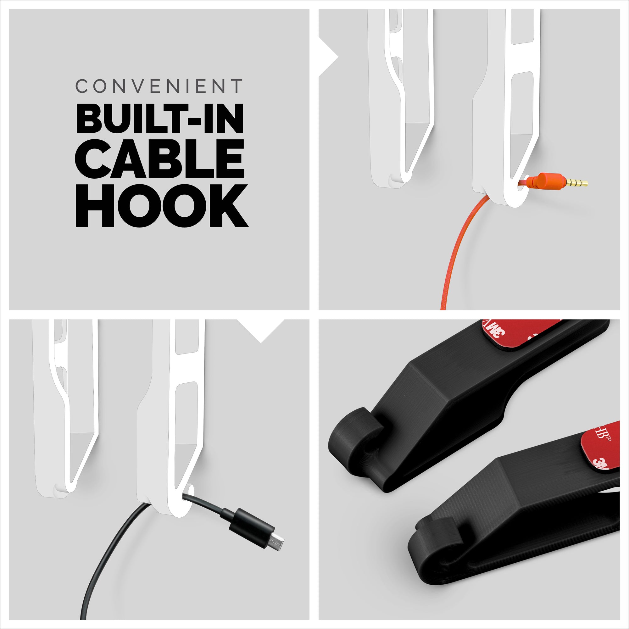 Adhesive Universal Tablet & Phone Wall Mount - Suitable for iPhones, iPads and most Android Phones & Tablets