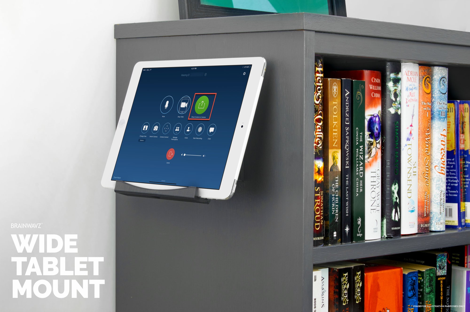 شماعات لاصقة مثبتة على الحائط لأجهزة iPad و Android اللوحية - TM03