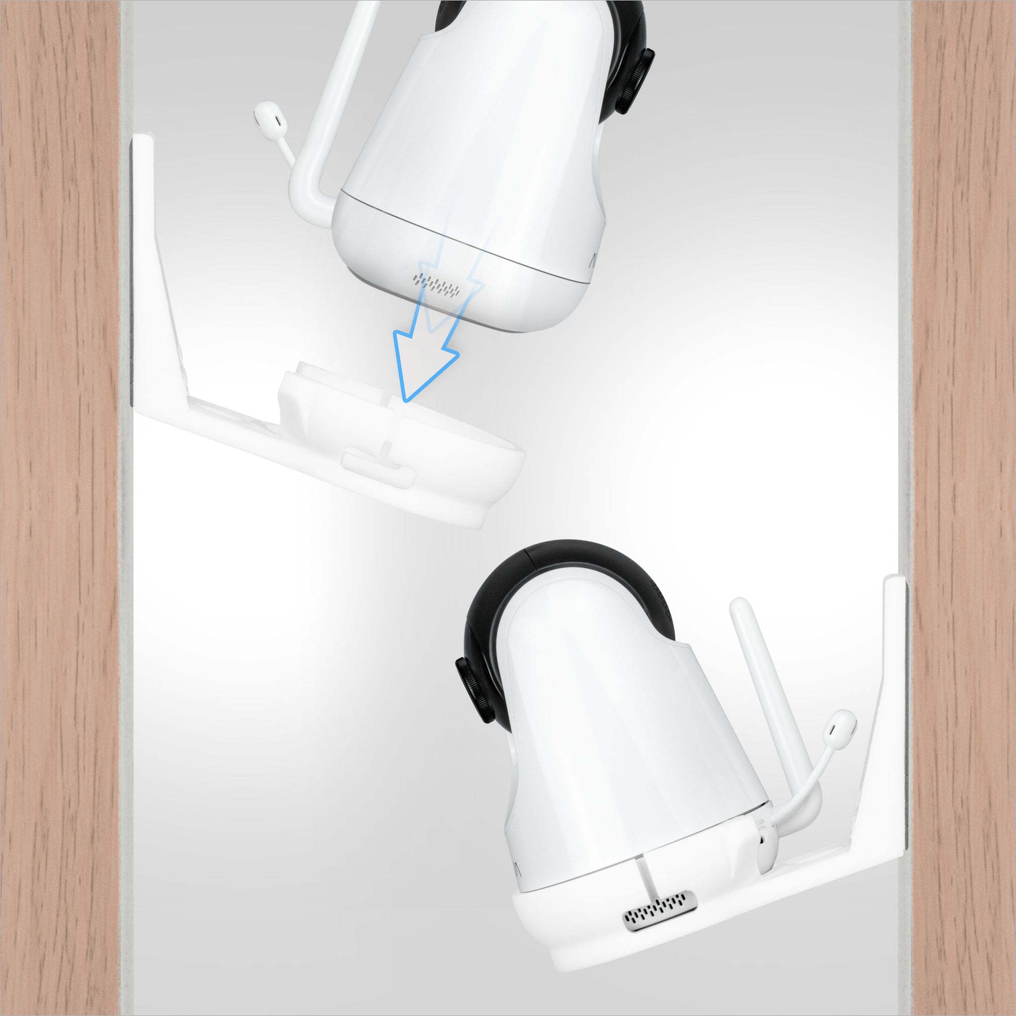 VAVA VA-IH006 Stick On Wall Mount Holder - Easy to Install, No Screws or Mess