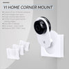 Corner Wall Mount For YI Home (3 Pack) Security Camera - Adhesive Holder, No Hassle Bracket, Strong 3M VHB Tape, No Screws, No Mess Install (White)
