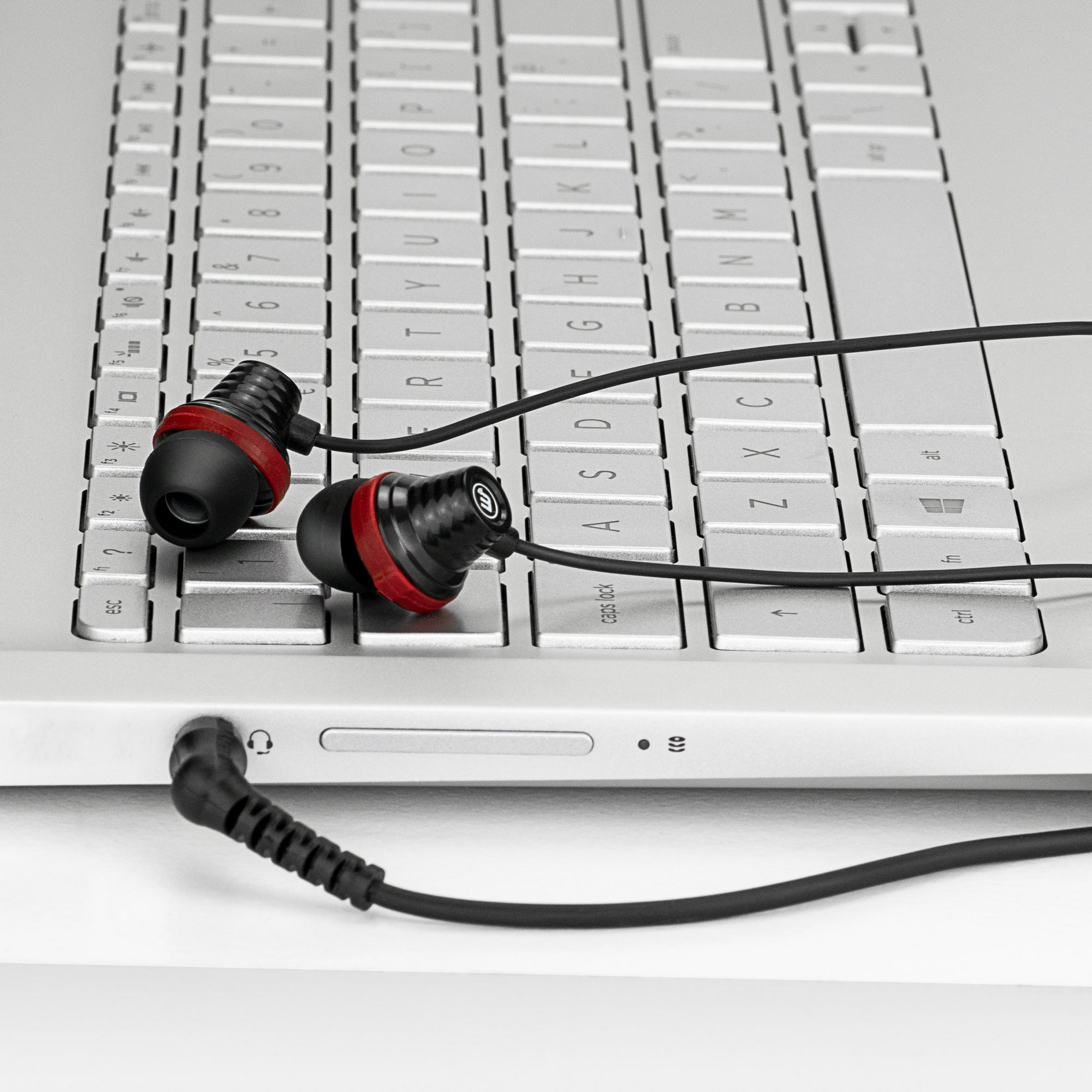 سماعات أذن سلكية من Zeta مع جهاز تحكم عن بعد وميكروفون