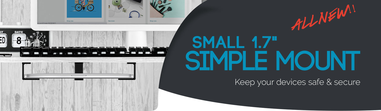 NEW - Simple Laptop & Device Mount - Small is Beautiful