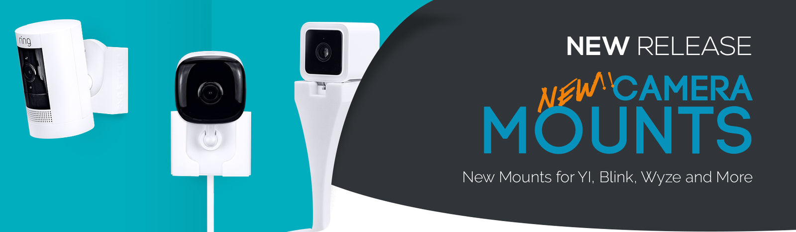 New Camera Mounts for Blink, YI, Wyze and More