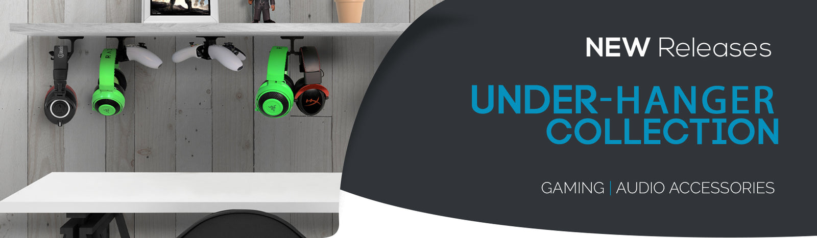 New - Hangers for under Desks & Shelves
