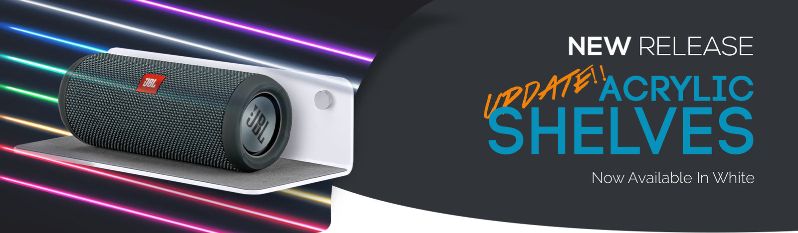 Acrylic Shelves Update - Now In White