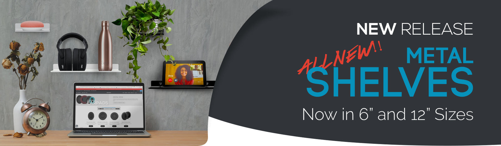 Metal Shelves - New Sizes Now Available