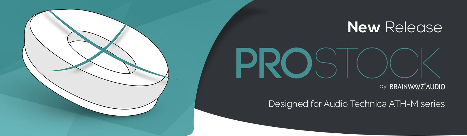 NEW - ProStock Earpads for Audio Technica ATH M Series