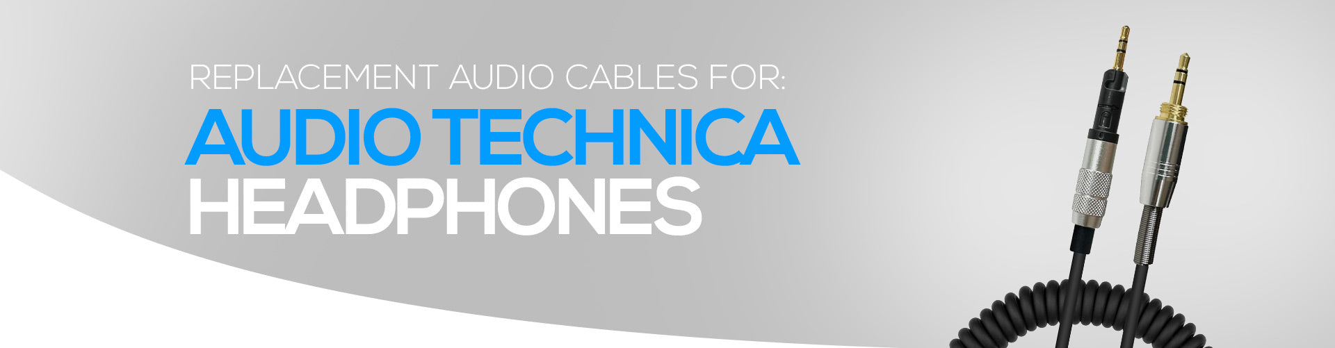 Audio cables For Audio Technica Headphones