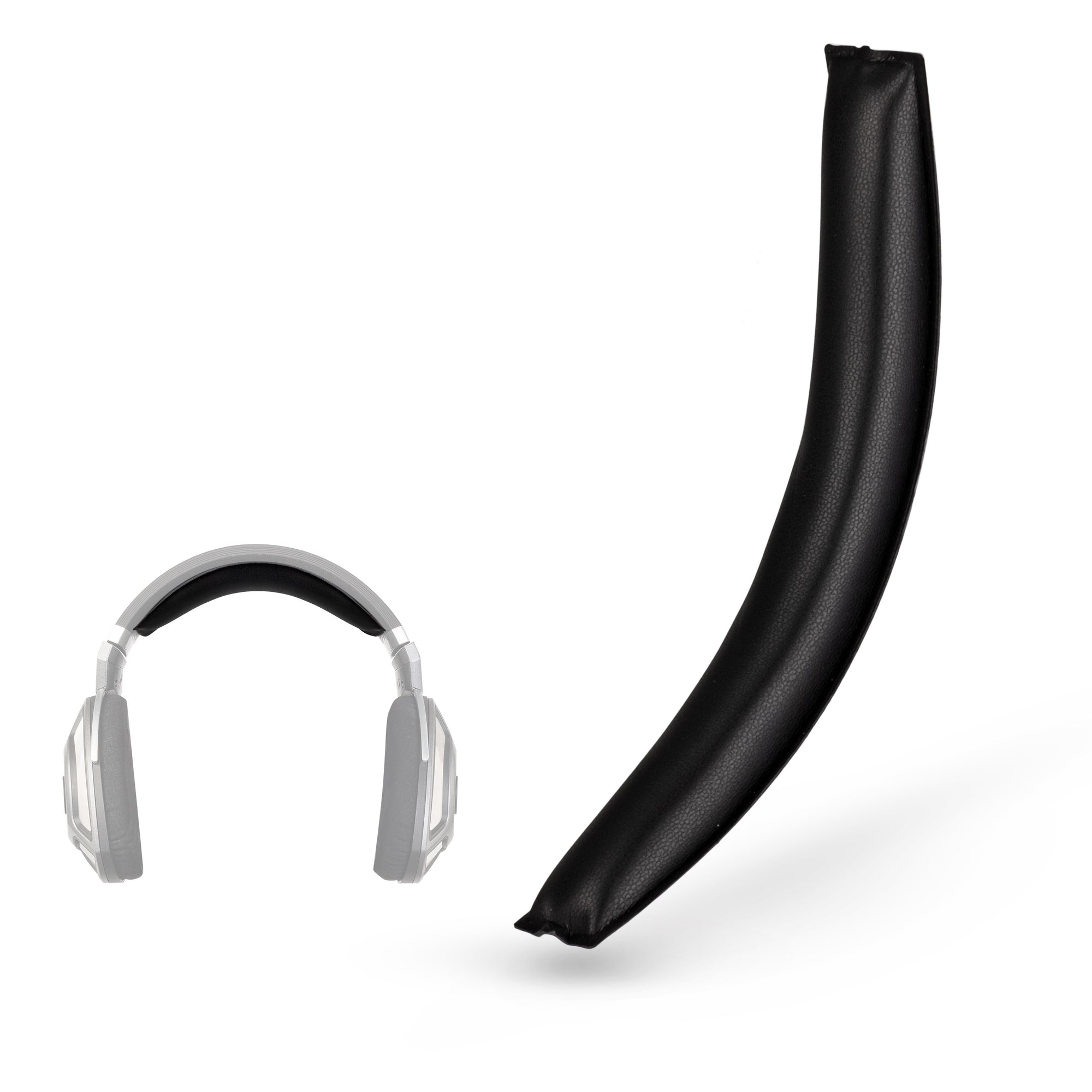 Náhradní hlavový most z PU kůže pro sluchátka SENNHEISER HD700 - polštářek na horní část headsetu - snadná instalace zasunutím, obnovení pohodlí a přizpůsobení