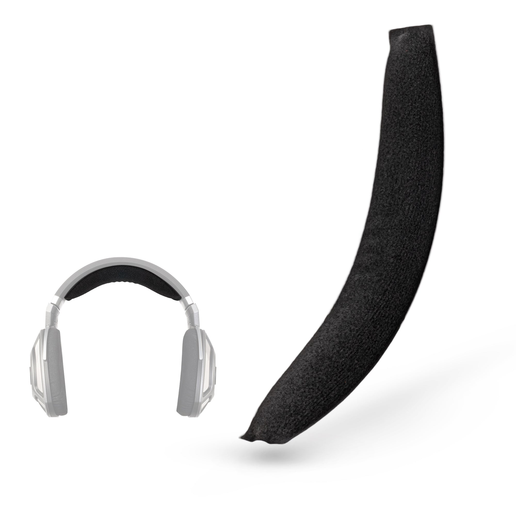 طوق رأس بديل من المخمل الناعم لسماعات سينهايزر HD700 - وسادة علوية للسماعة - سهلة التركيب، لاستعادة الراحة والملاءمة