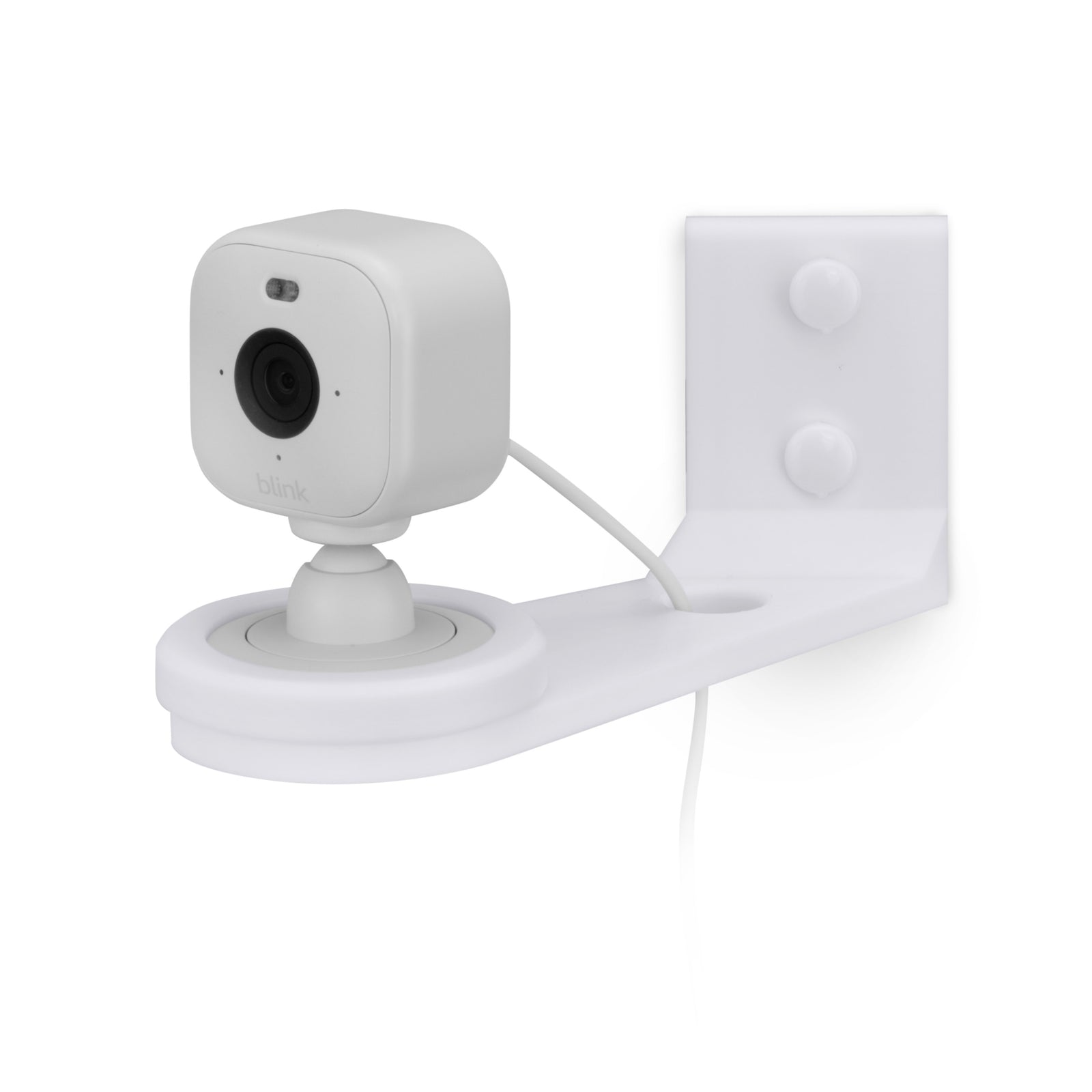Screwless Corner Mount for Blink Mini 2K+ & Blink Mini 2 Cameras, Better Viewing Angles & Reduce Blind Spots, Easy To Install Wall Holder, Adhesive & Screw