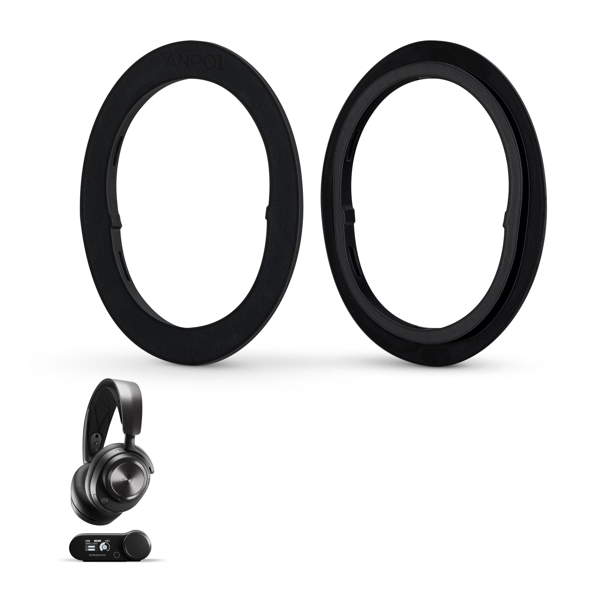 Earpads Adapter Ring For Steelseries Arctis Nova Pro Wireless, Nova Pro Omni &amp; Nova Elite Headsets - For Use With Brainwavz Oval, ProStock &amp; SteelSeries Earpads