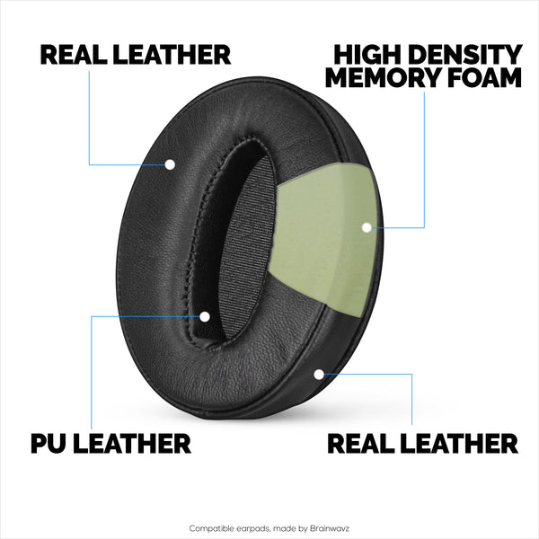 Sennheiser Momentum 2 ヘッドホン用交換イヤーパッド - ソフトリアルL