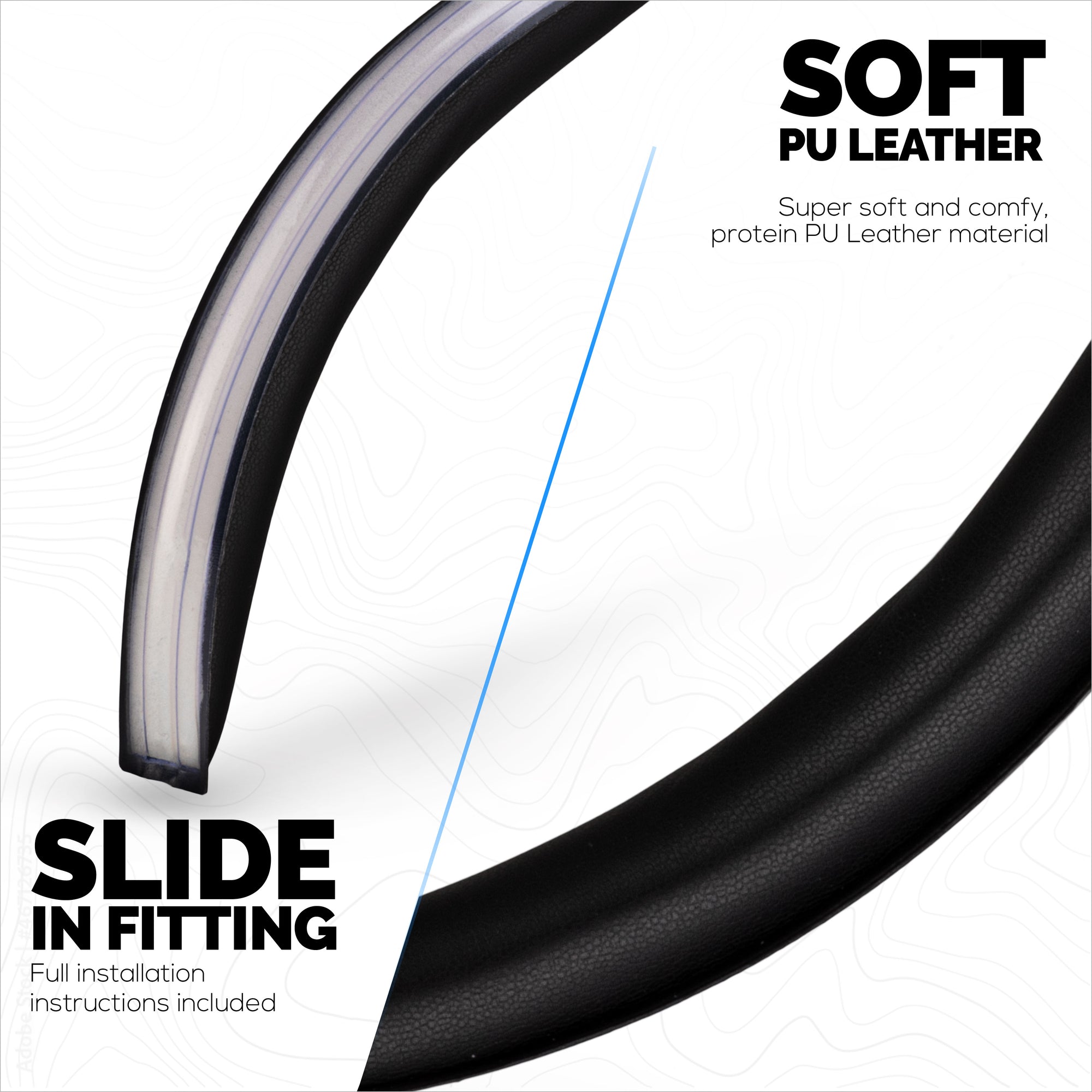 Náhradní hlavový most z PU kůže pro sluchátka SENNHEISER HD700 - polštářek na horní část headsetu - snadná instalace zasunutím, obnovení pohodlí a přizpůsobení